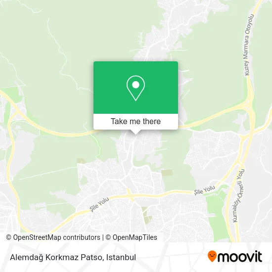 Alemdağ Korkmaz Patso map