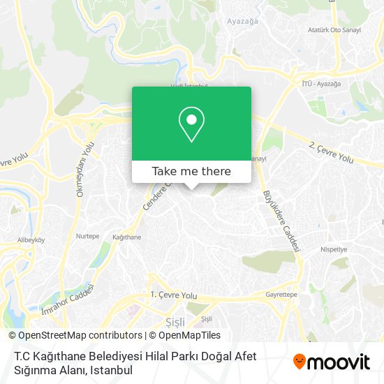 T.C Kağıthane Belediyesi Hilal Parkı Doğal Afet Sığınma Alanı map