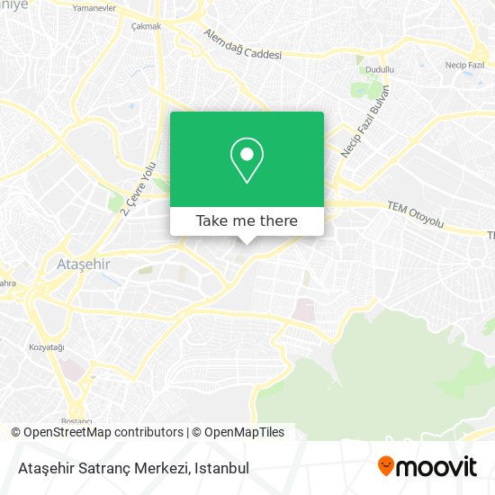 Ataşehir Satranç Merkezi map