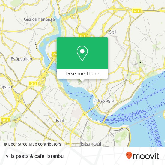 villa pasta & cafe map