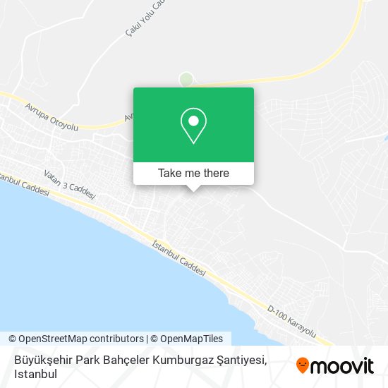 Büyükşehir Park Bahçeler Kumburgaz Şantiyesi map