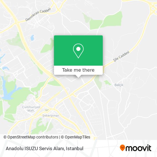 Anadolu ISUZU Servis Alanı map