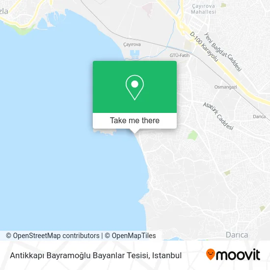 Antikkapı Bayramoğlu Bayanlar Tesisi map