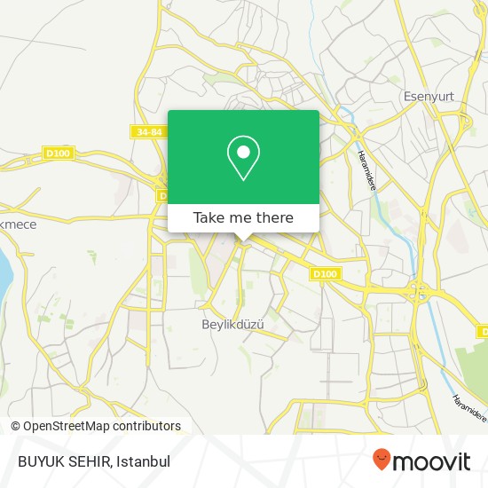 BUYUK SEHIR map