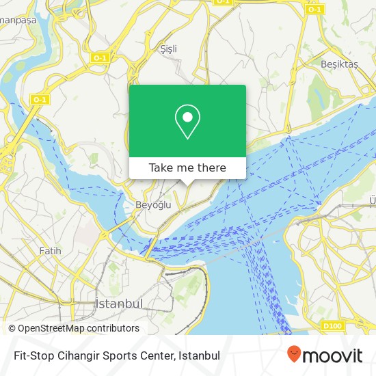 Fit-Stop Cihangir Sports Center map