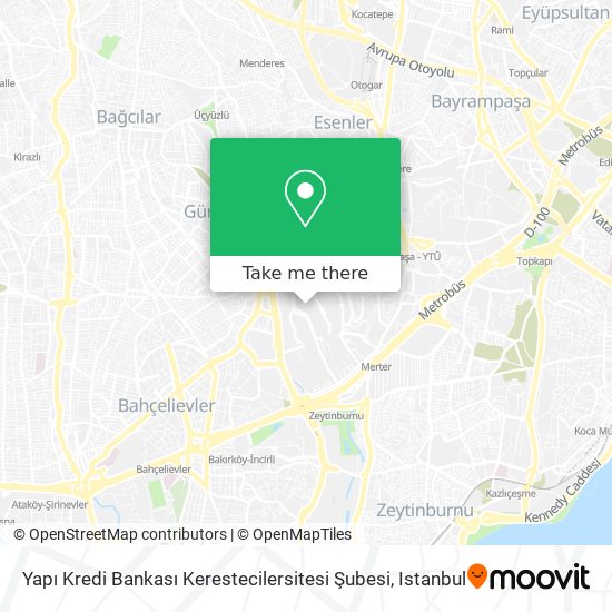 Yapı Kredi Bankası Kerestecilersitesi Şubesi map