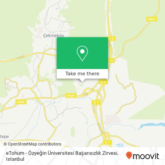 eTohum - Özyeğin Üniversitesi Başarısızlık Zirvesi map