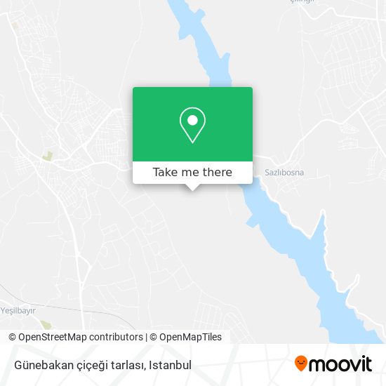 Günebakan çiçeği tarlası map