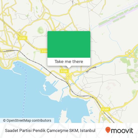 Saadet Partisi Pendik Çamceşme SKM map