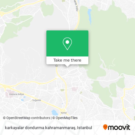 karkayalar dondurma kahramanmaraş map