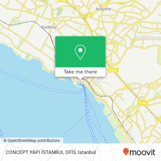 CONCEPT YAPI İSTANBUL OFİS map