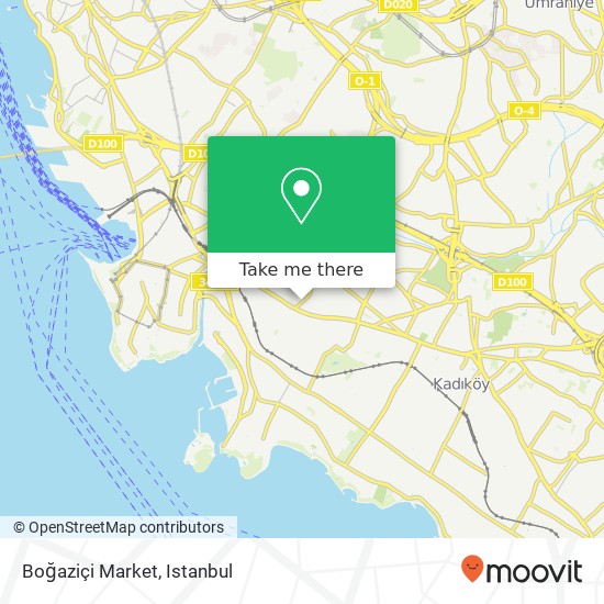 Boğaziçi Market map