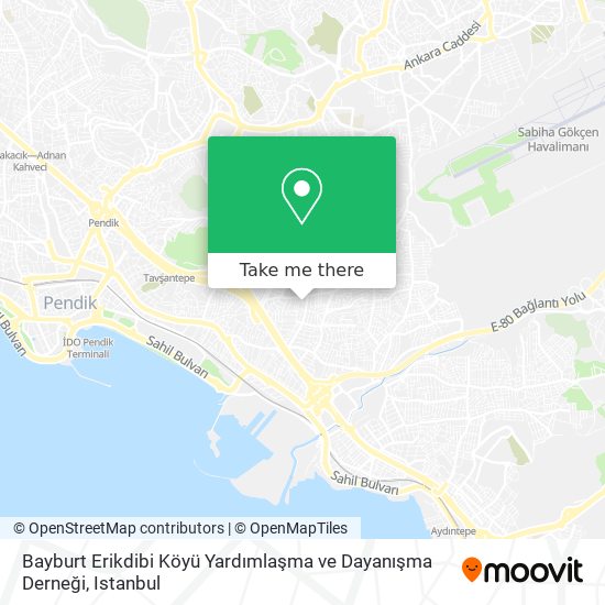 Bayburt Erikdibi Köyü Yardımlaşma ve Dayanışma Derneği map