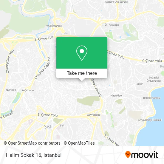 Halim Sokak 16 map