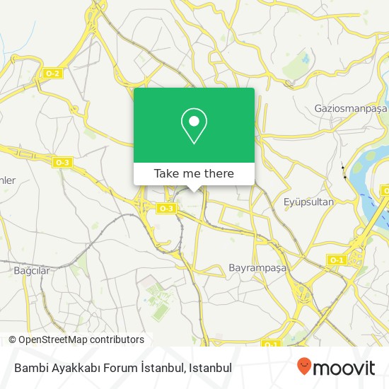 Bambi Ayakkabı Forum İstanbul map