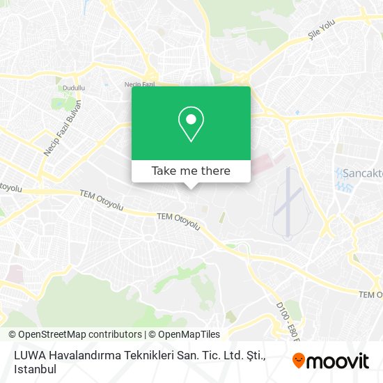 LUWA Havalandırma Teknikleri San. Tic. Ltd. Şti. map