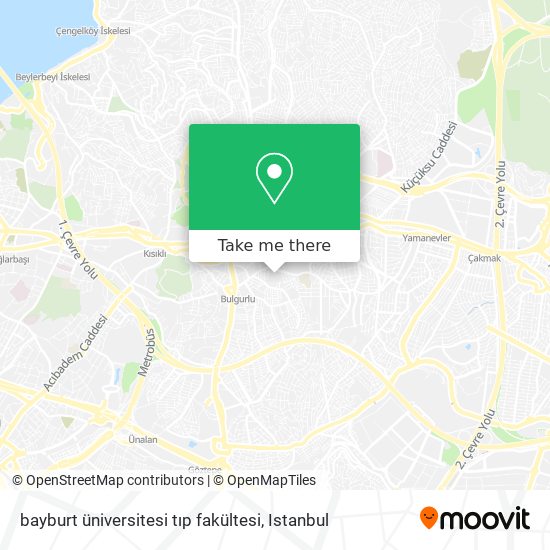 bayburt üniversitesi tıp fakültesi map