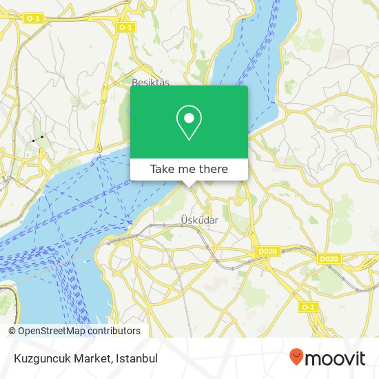 Kuzguncuk Market map