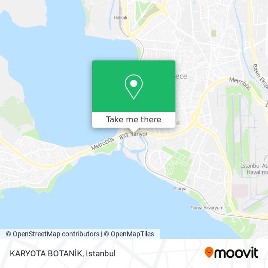 KARYOTA BOTANİK map