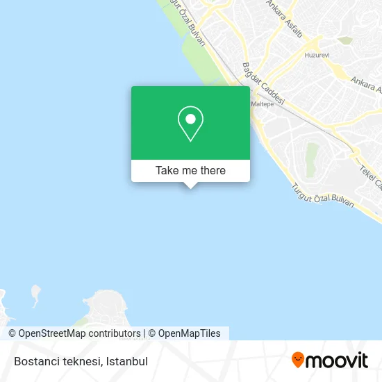 Bostanci teknesi map