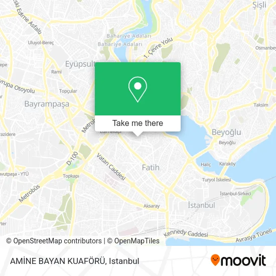 AMİNE BAYAN KUAFÖRÜ map