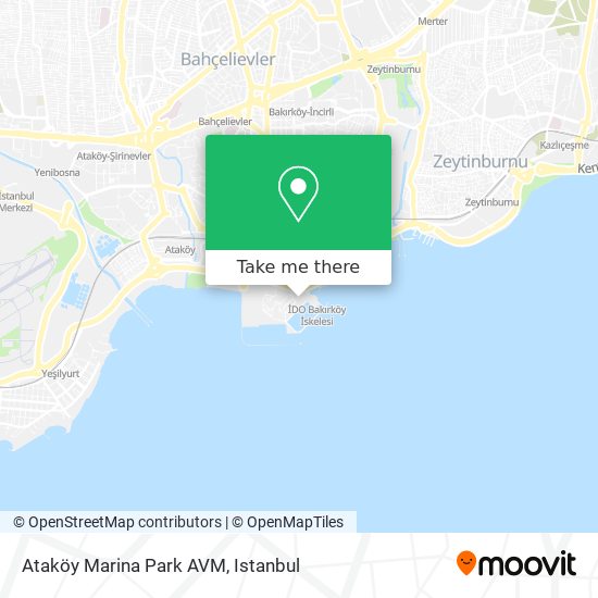 Ataköy Marina Park AVM map