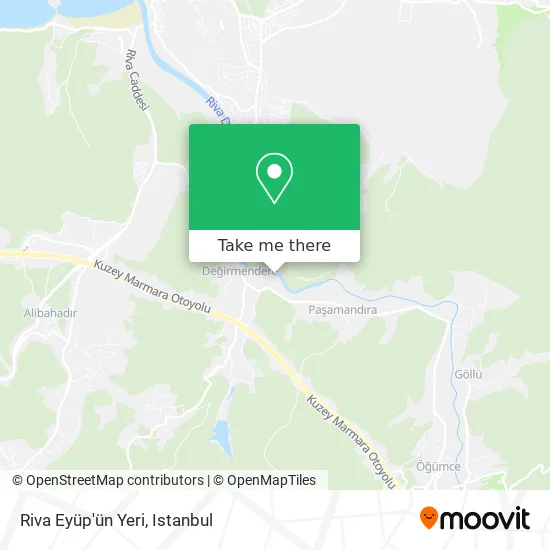 Riva Eyüp'ün Yeri map