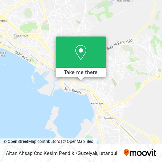 Altan Ahşap Cnc Kesim Pendik /Güzelyalı map