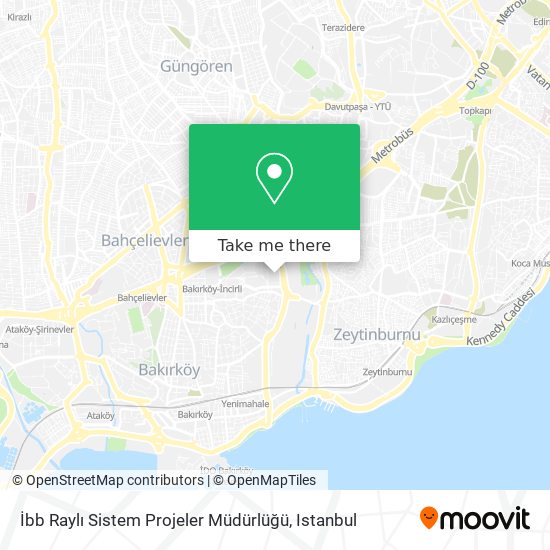 İbb Raylı Sistem Projeler Müdürlüğü map