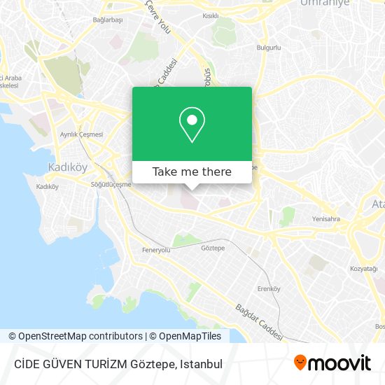 CİDE GÜVEN TURİZM Göztepe map