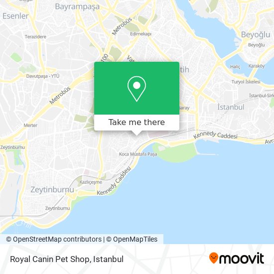 Royal Canin Pet Shop map