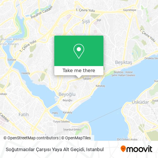 Soğutmacılar Çarşısı Yaya Alt Geçidi map