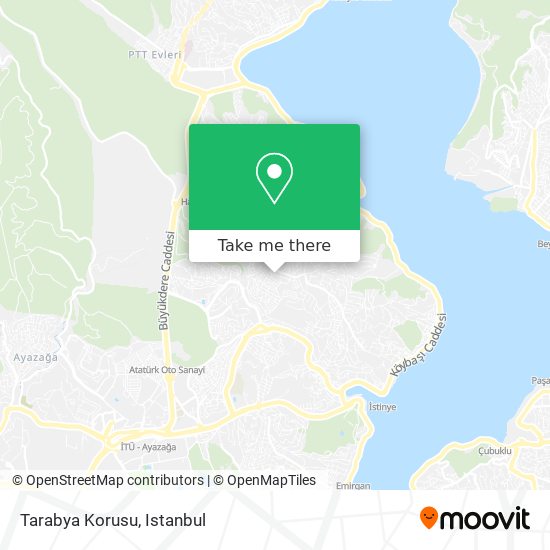 Tarabya Korusu map