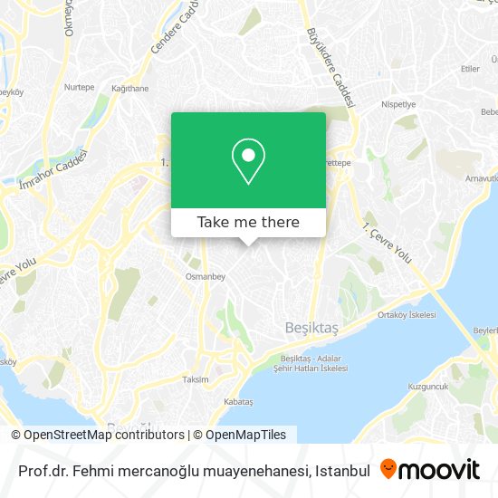 Prof.dr. Fehmi mercanoğlu muayenehanesi map