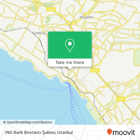 ING Bank Bostancı Şubesi map