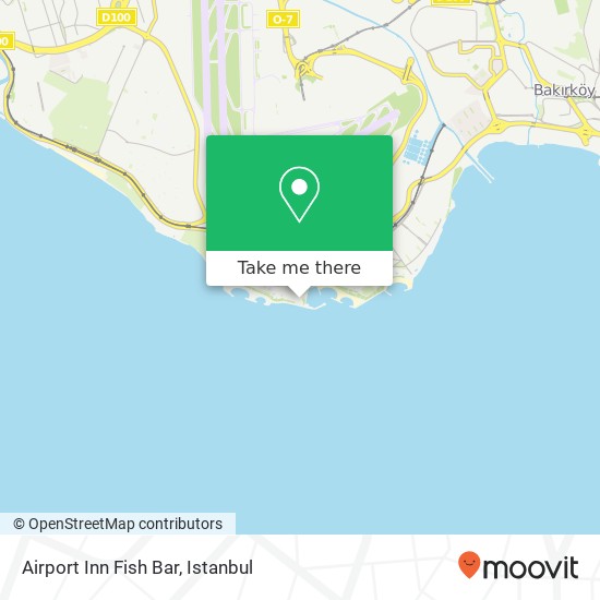Airport Inn Fish Bar map