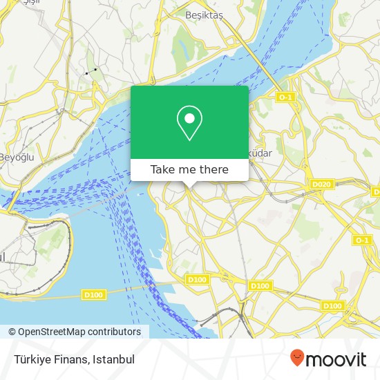 Türkiye Finans map