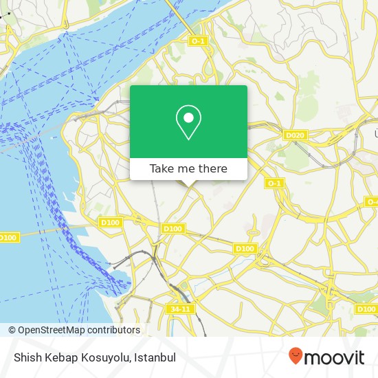 Shish Kebap Kosuyolu map