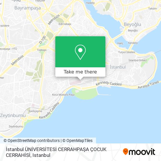 İstanbul ÜNİVERSİTESİ CERRAHPAŞA ÇOCUK CERRAHİSİ map