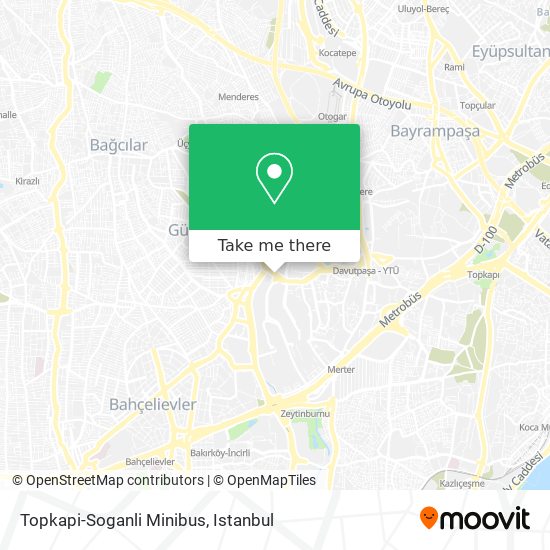 Topkapi-Soganli Minibus map