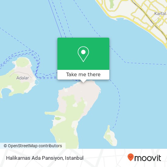 Halikarnas Ada Pansiyon map