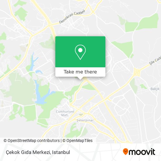 Çekok Gıda Merkezi map