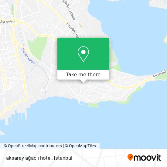 aksaray ağaclı hotel map