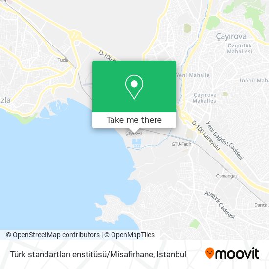 Türk standartları enstitüsü / Misafirhane map