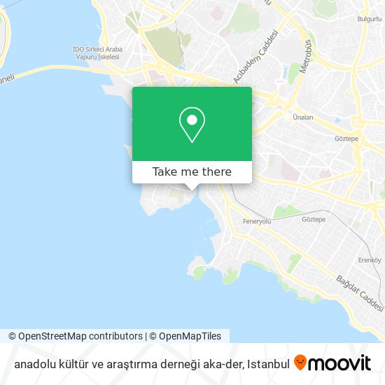 anadolu kültür ve araştırma derneği aka-der map