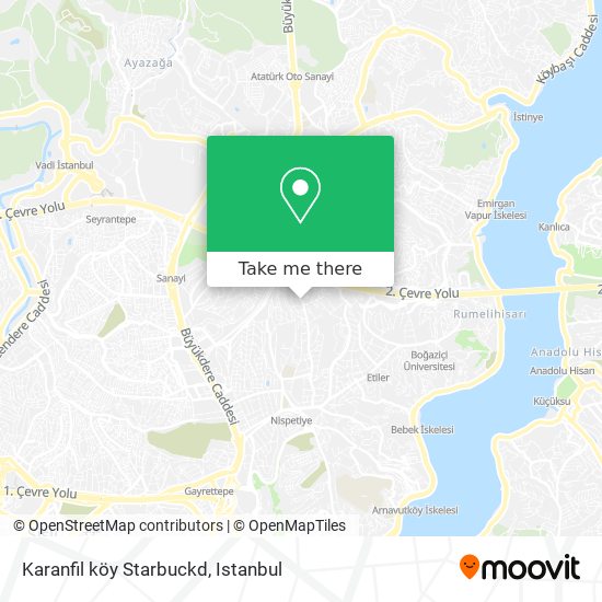 Karanfil köy Starbuckd map