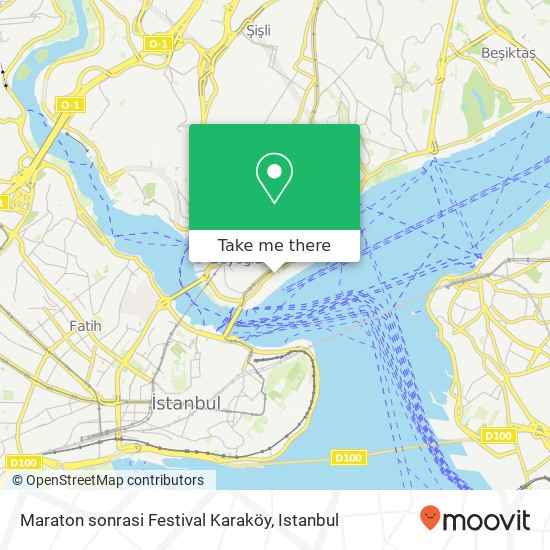 Maraton sonrasi Festival Karaköy map