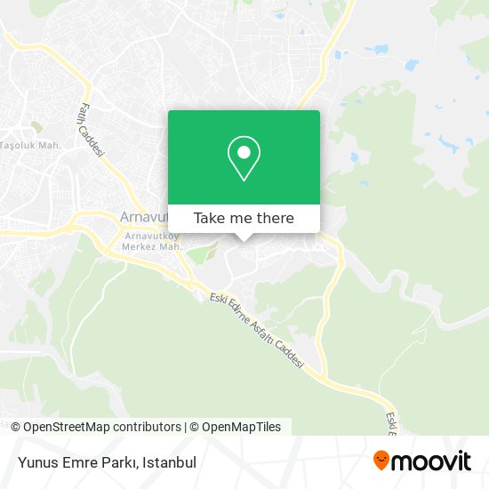 Yunus Emre Parkı map