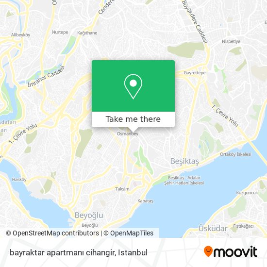 bayraktar apartmanı cihangir map