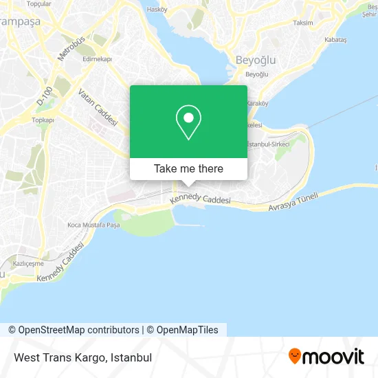West Trans Kargo map